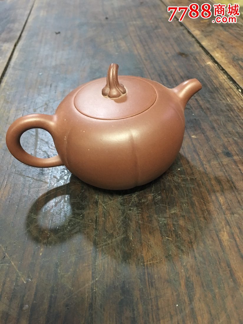国家级助理工艺美术师139240;徐叶制〉的小南瓜壶,紫砂壶_第2张_7788