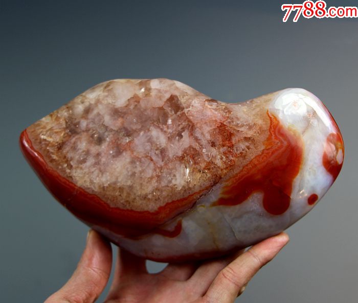 奇石原石头宝玉石葡萄玛瑙天然红玛瑙通透南红玛瑙原石23