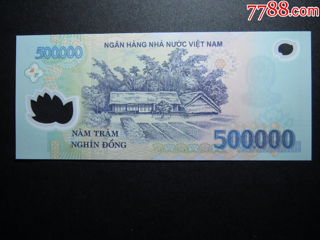 塑料钞越南500000盾2016年全新unc外国钱币包真钞胡志明
