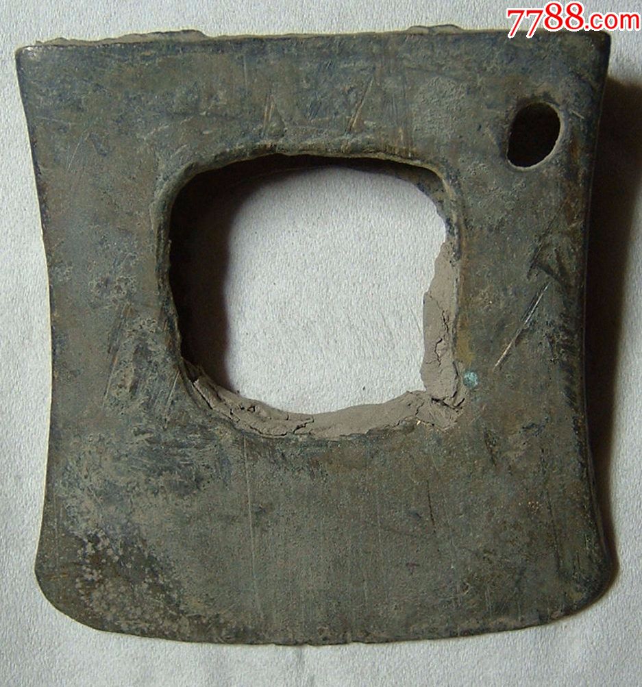 商周青铜农具锄头青铜器铜杂件古玩杂项2