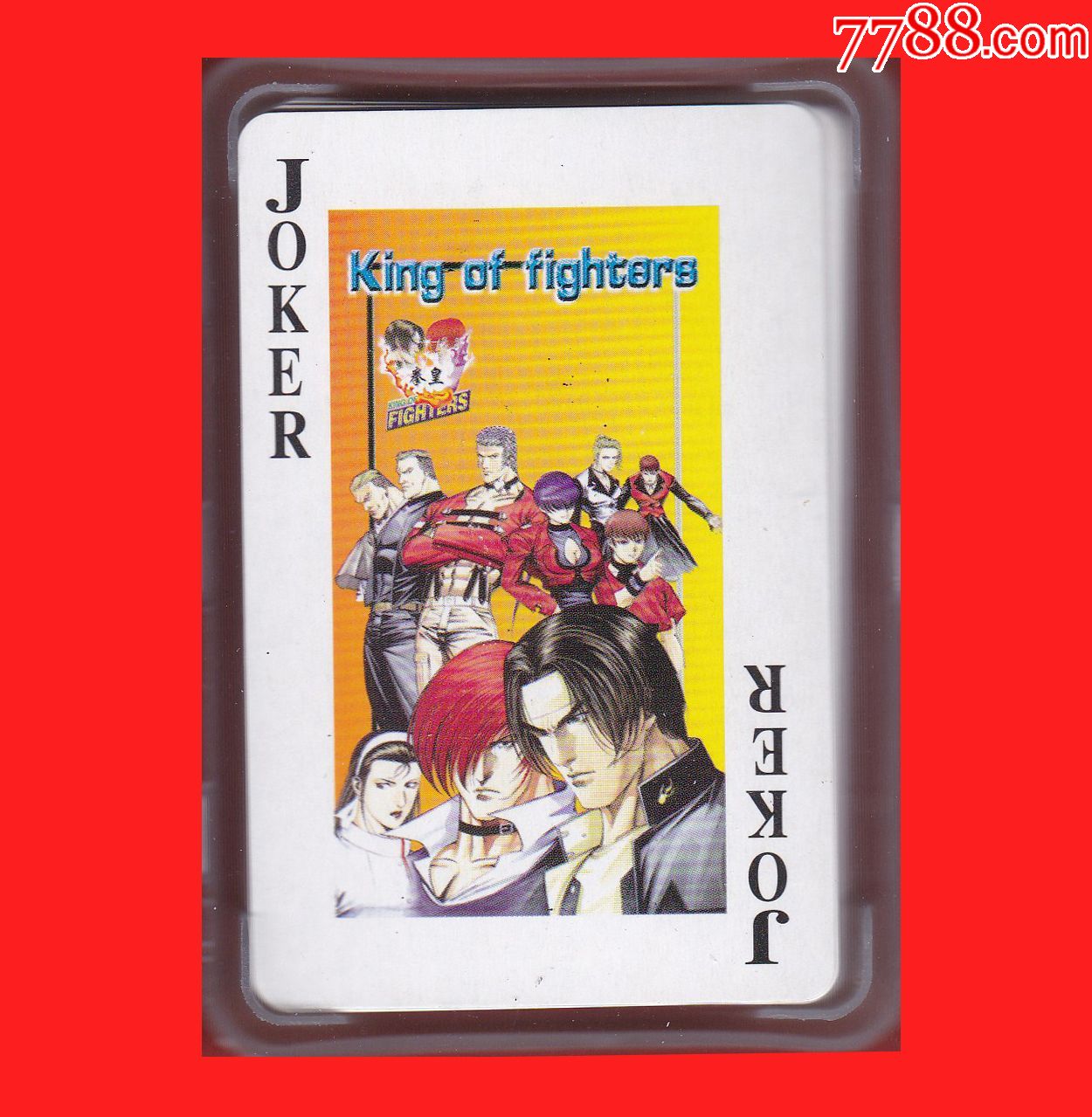 拳皇kingoffighters街机对战游戏扑克塑盒装