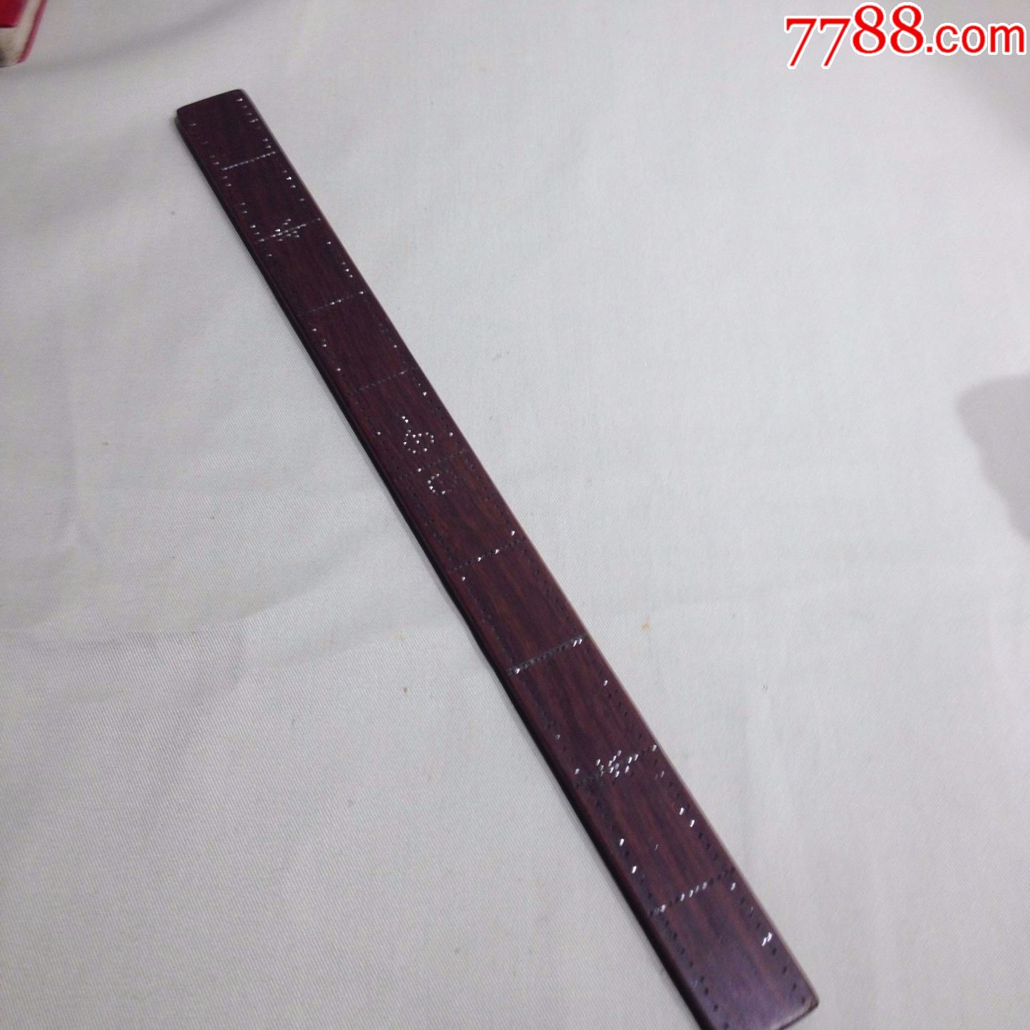 民国黄花梨钉星花老尺子黄花梨尺