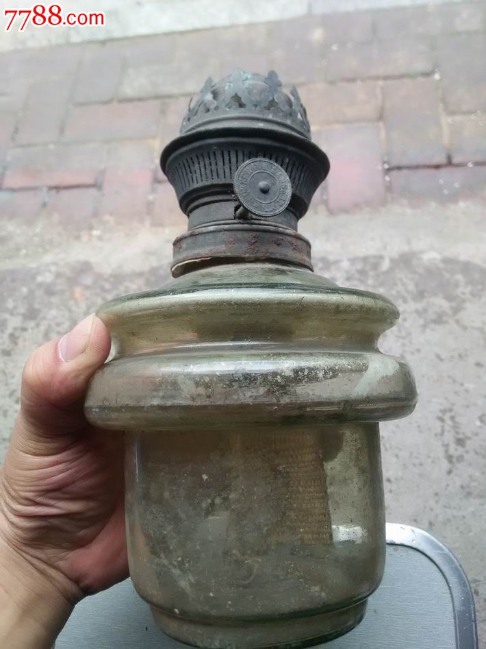 民国进口火水灯,煤油灯一个