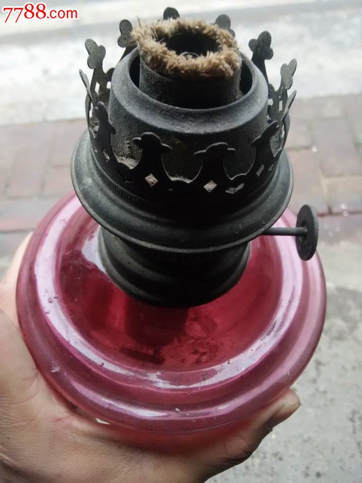 民国进口火水灯,煤油灯一个