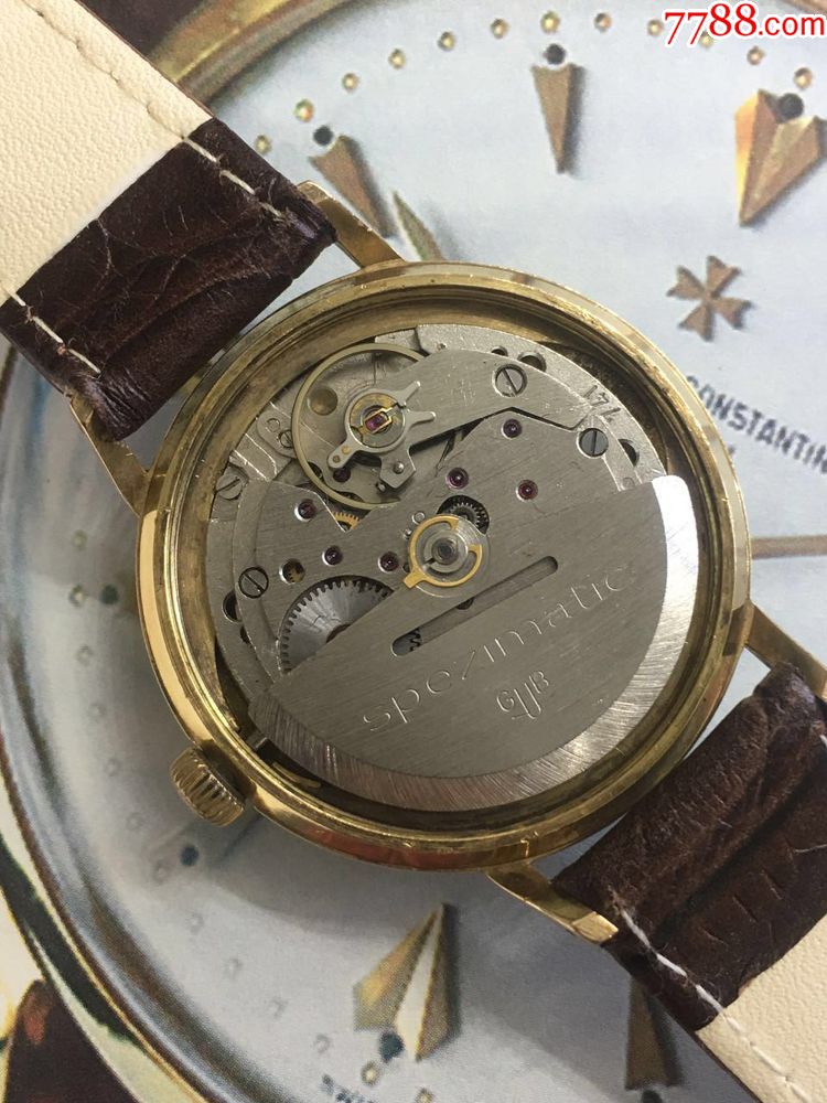 70年代德国格拉苏蒂26石18k包金全自动二手古董手表