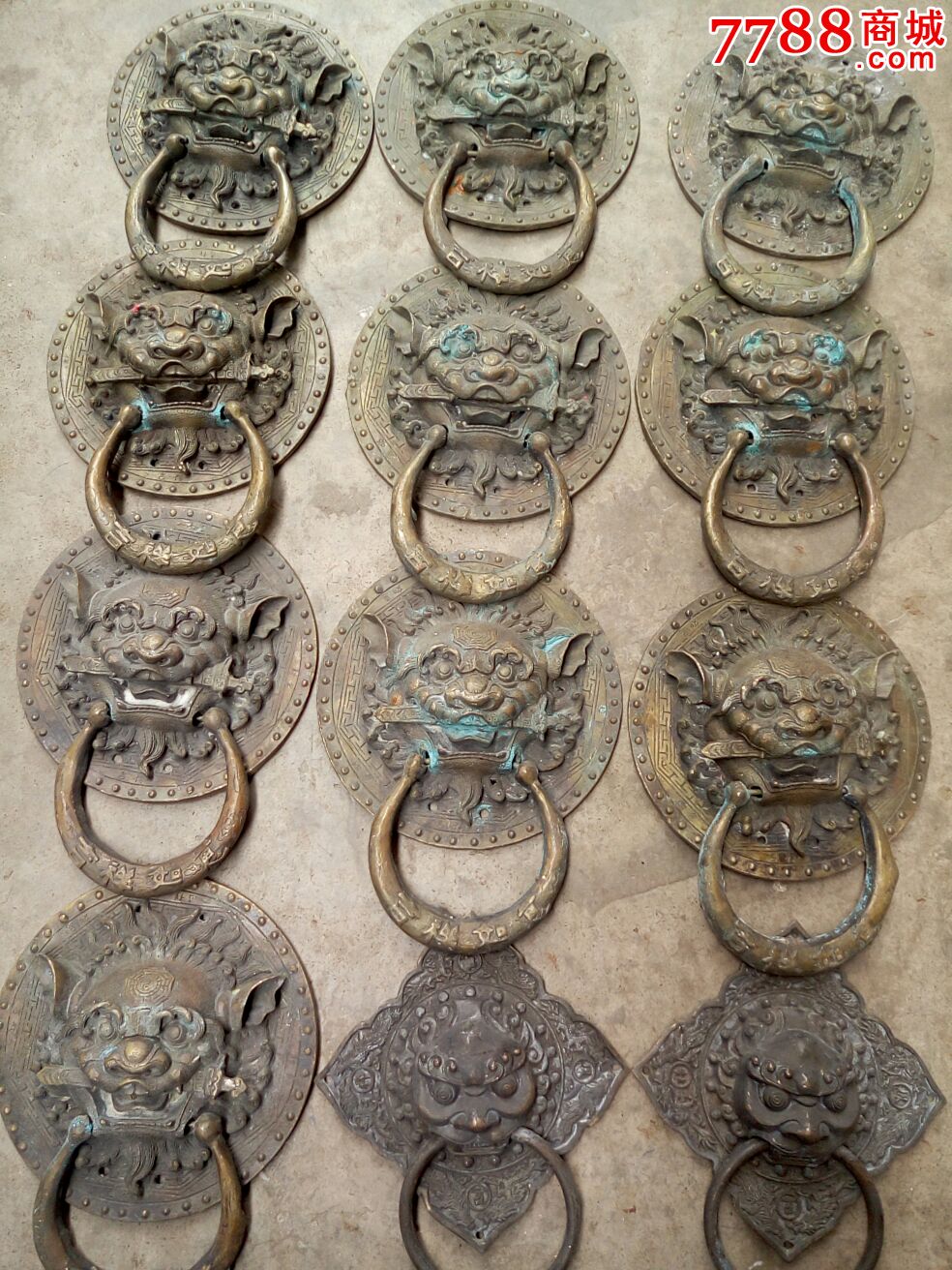 民国老铜狮头门环_价格480元【夜游鸭】_第1张_7788收藏__收藏热线