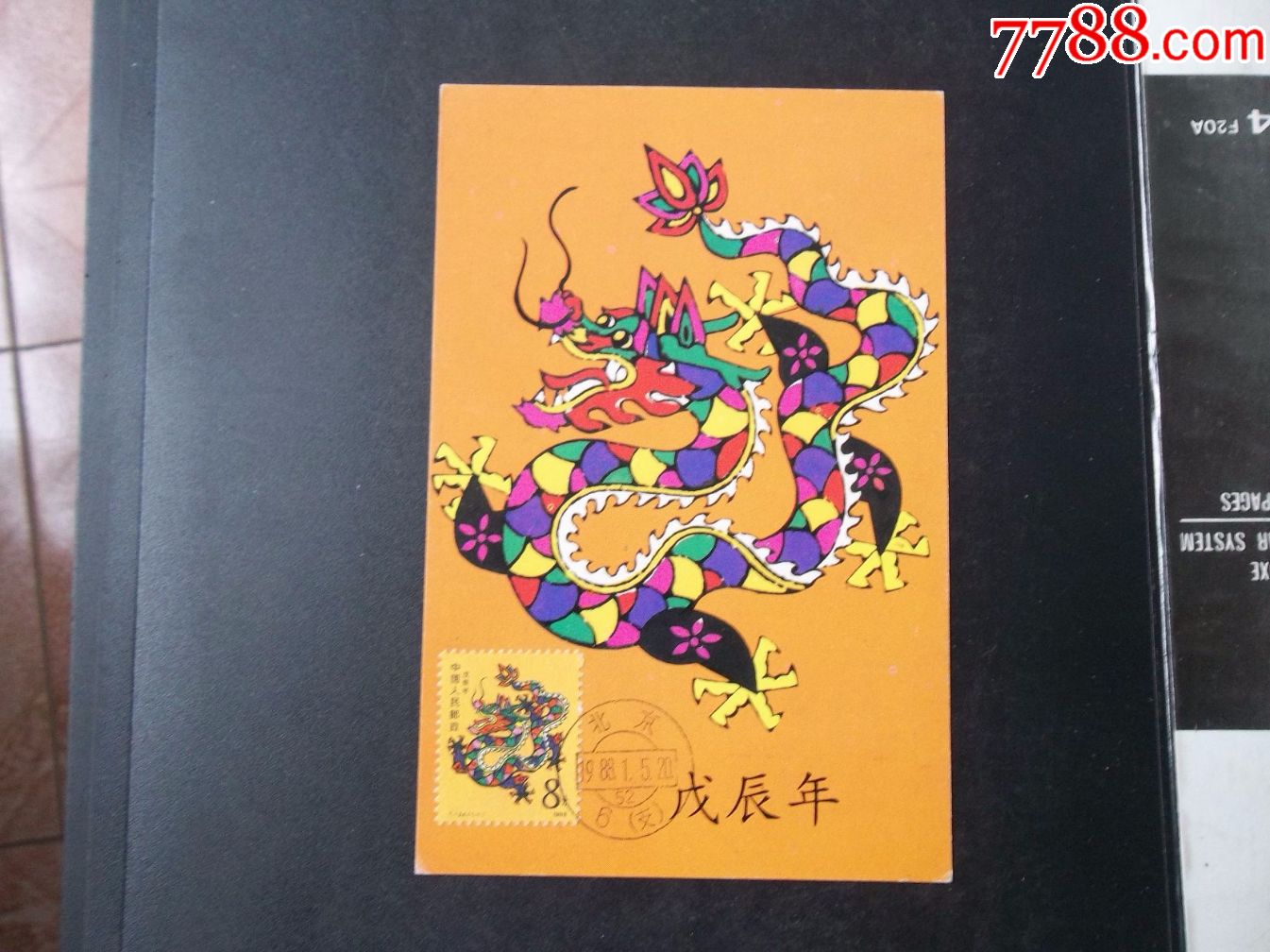 88年一轮龙年生肖极限片