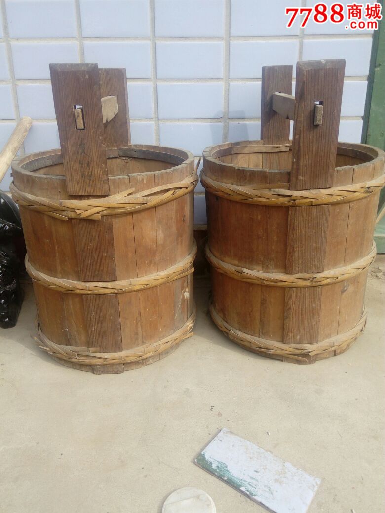 木头水桶-价格:600元-se50106067-木桶/木盆-零售-7788收藏__收藏热线