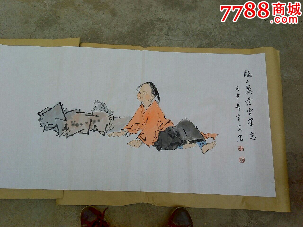 仿范曾作品_人物国画原作_天德堂【7788收藏__收藏热线】