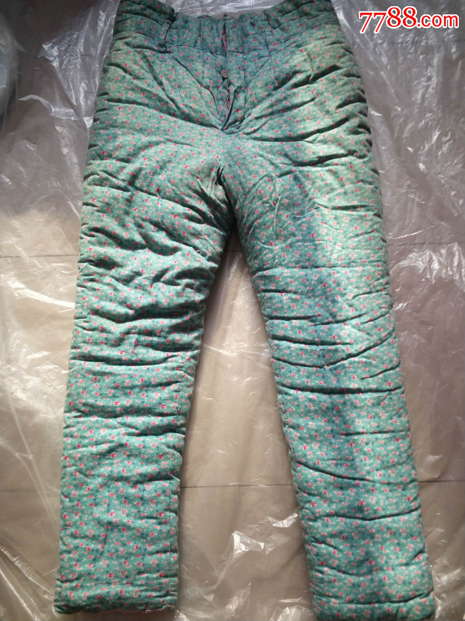 加厚女式花棉裤【河上街古玩坊】_第1张_7788收藏__收藏热线