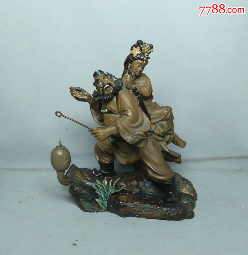 钟馗嫁妹*生动精美的手制陶塑像_第1张_7788收藏__收藏热线