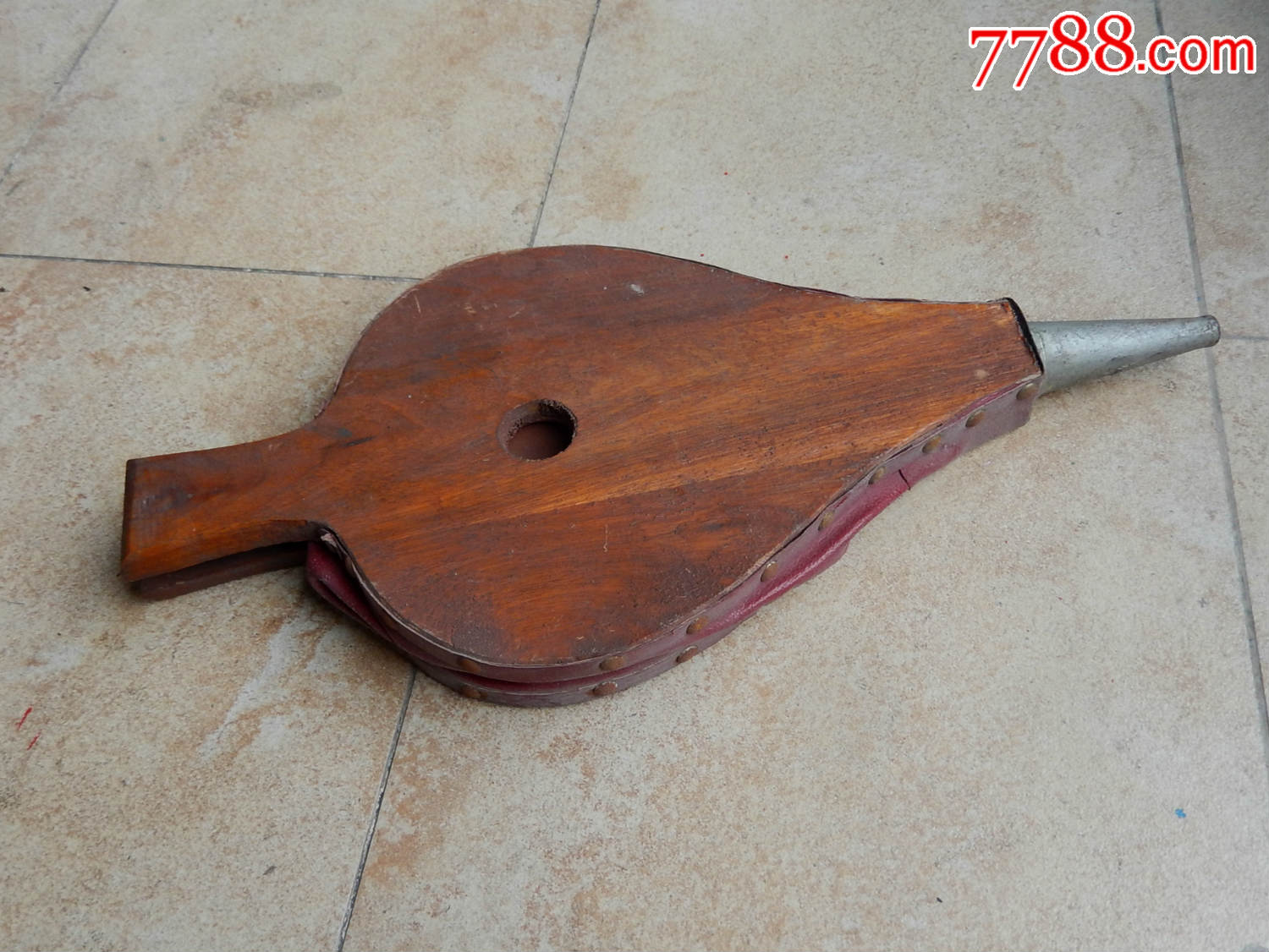 老物件,皮老虎,手动吹风器