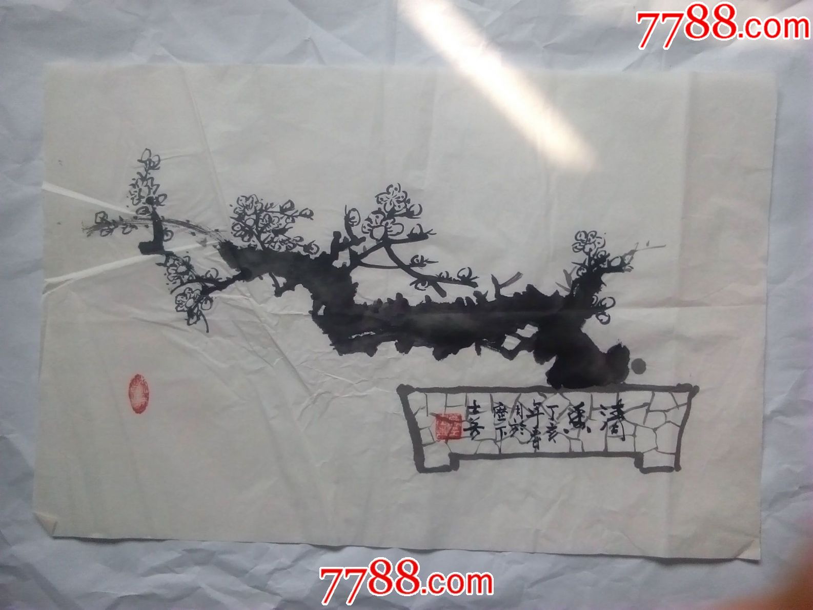 著名书画家贾士芳国画写意清香文学境界精神寄托梅c1