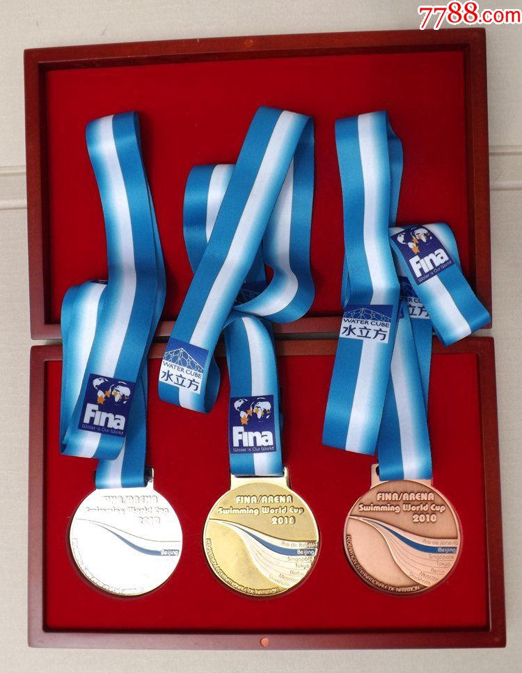2010国际泳联短池世界杯系列赛奖牌(金牌,银牌,铜牌)