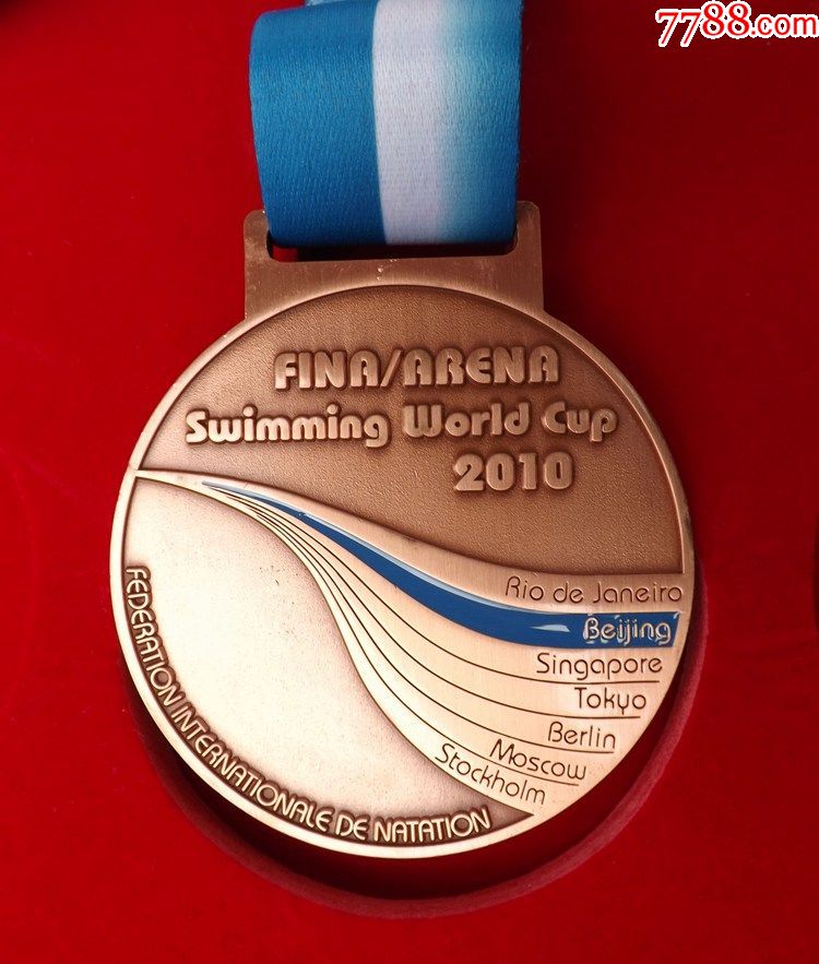 2010国际泳联短池世界杯系列赛奖牌(金牌,银牌,铜牌)