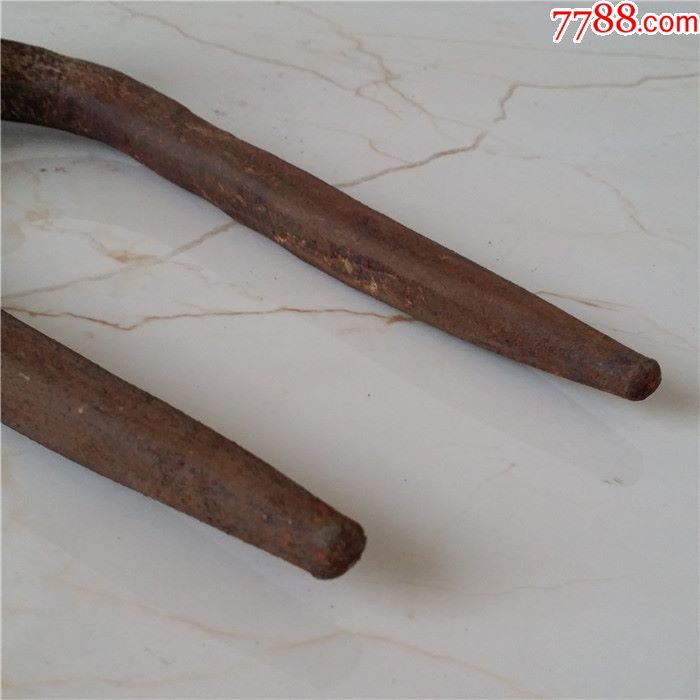 农用工具耙子铁器铁扒子二字耙农具