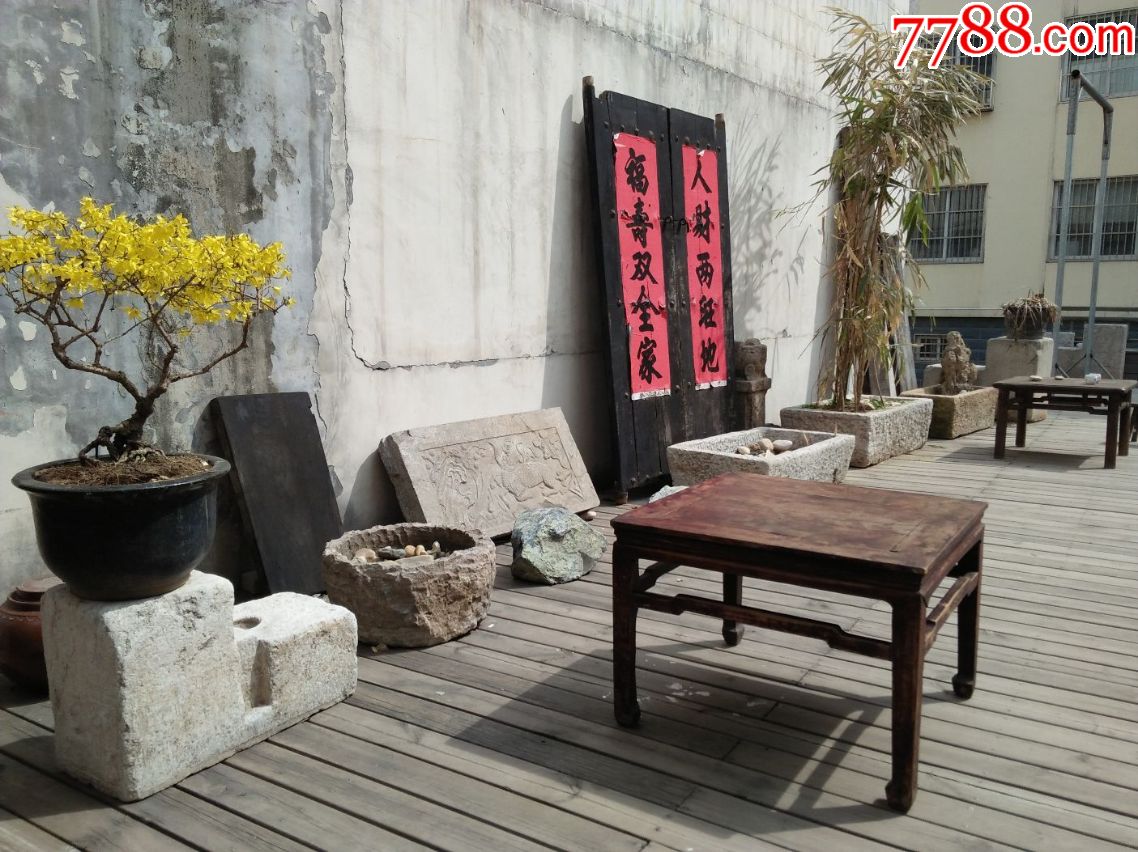 清末,银杏木楸木做,小方桌,茶桌,禅登.老家具