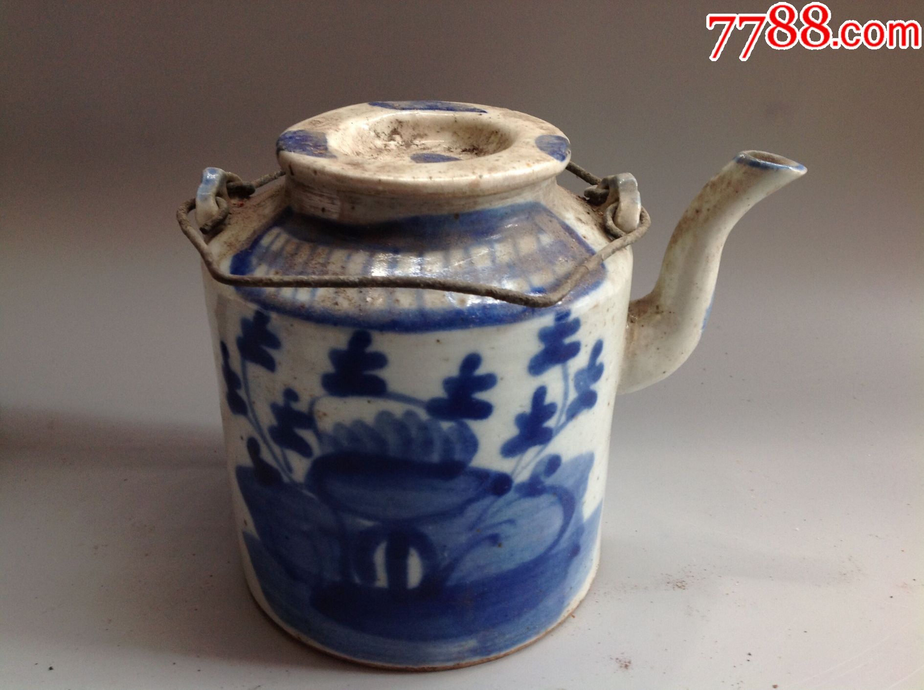 老青花茶壶_青花瓷_图片鉴赏_收藏价值_7788青花瓷收藏