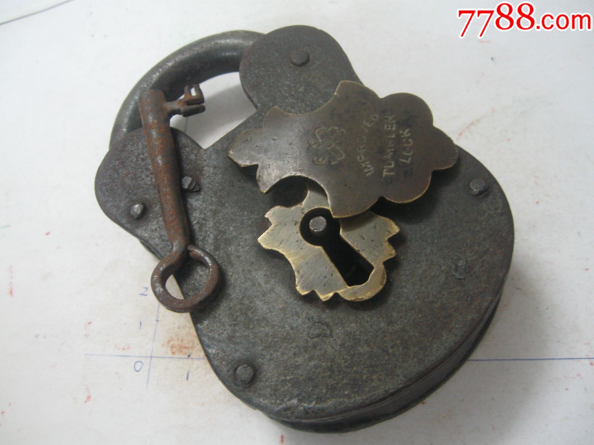 双层加厚大铁锁