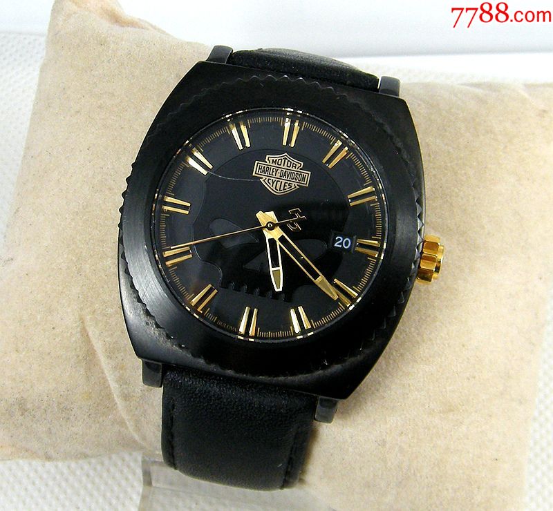 原装harley-davidson-bulova-哈雷戴维森-宝路华-石英手表=_手表/腕表