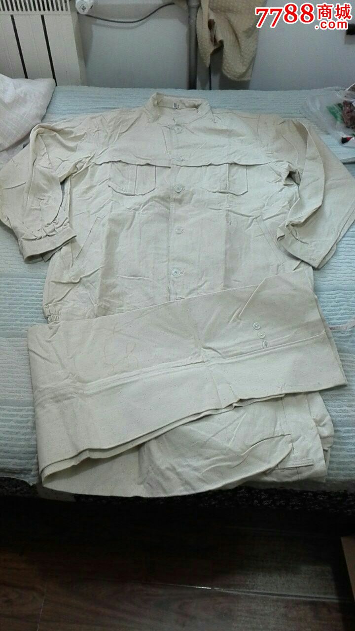6070年代炼钢炉前工帆布服装一套