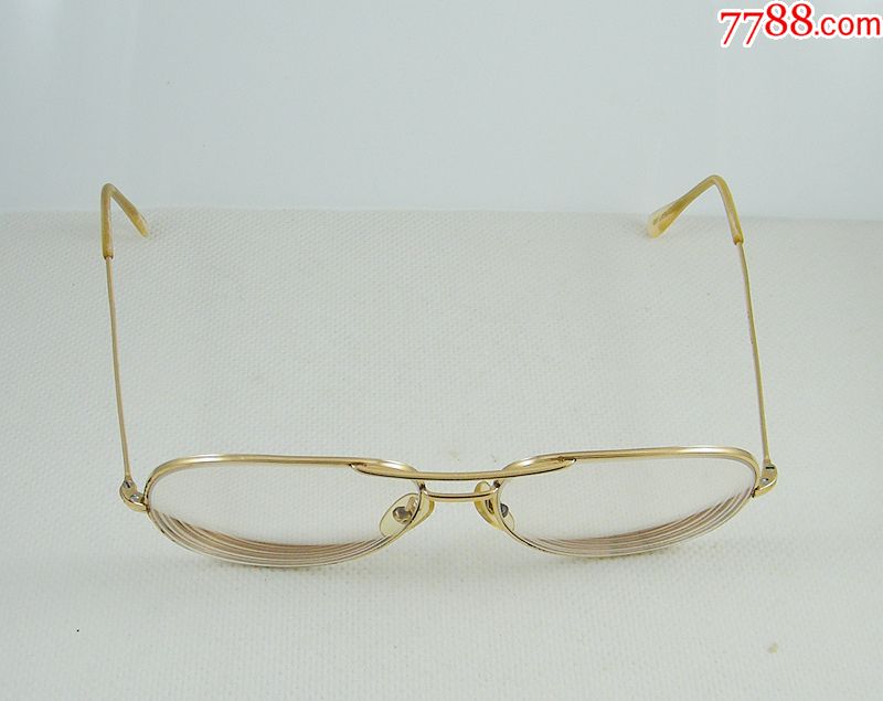 中古-france-morel-法国黑猫-14k包金眼镜约200度=