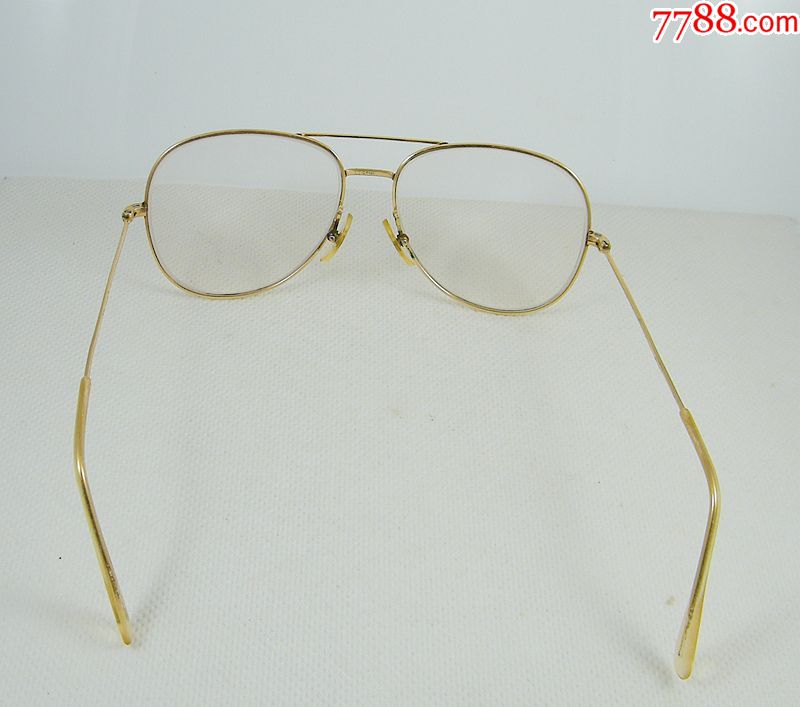 中古-france-morel-法国黑猫-14k包金眼镜约200度=