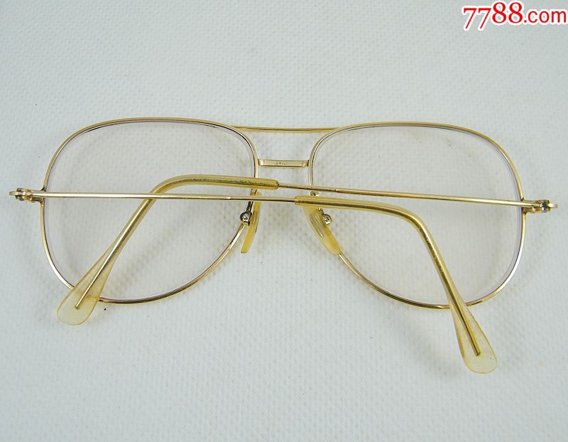 中古-france-morel-法国黑猫-14k包金眼镜约200度=