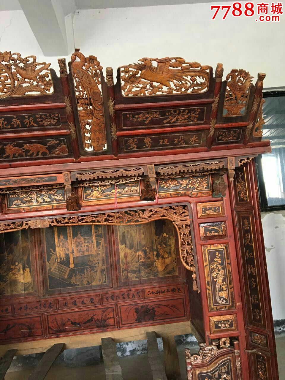 民国时期花床乾工床