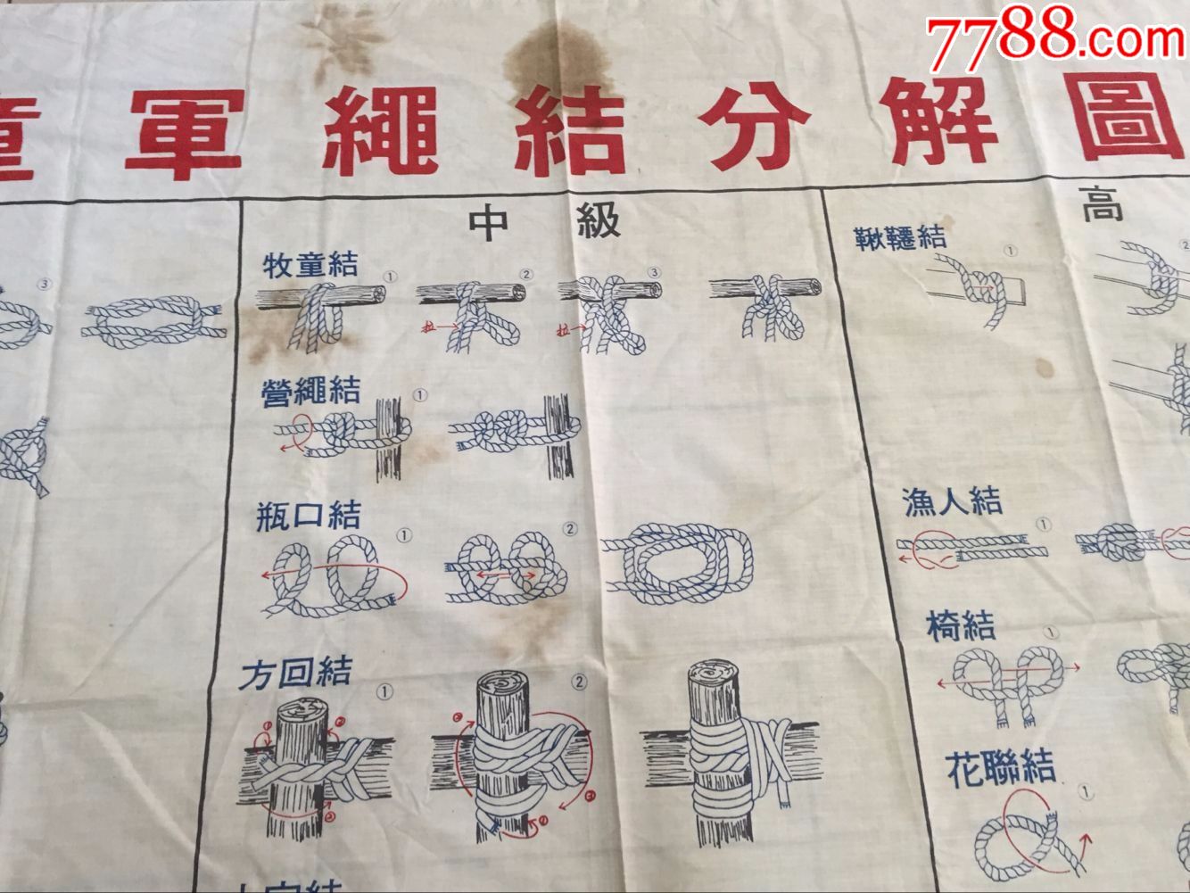 中华民国童子军绳结分解图(好资料)