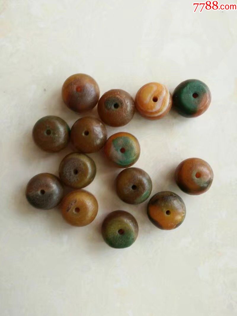 老玛瑙算盘珠子一串