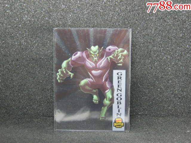 美国原版收藏卡MARVEL漫威收藏卡GREEN-GOBLIN绿魔-价格:100元-se50821179-动漫卡牌-零售-7788收藏__收藏热线