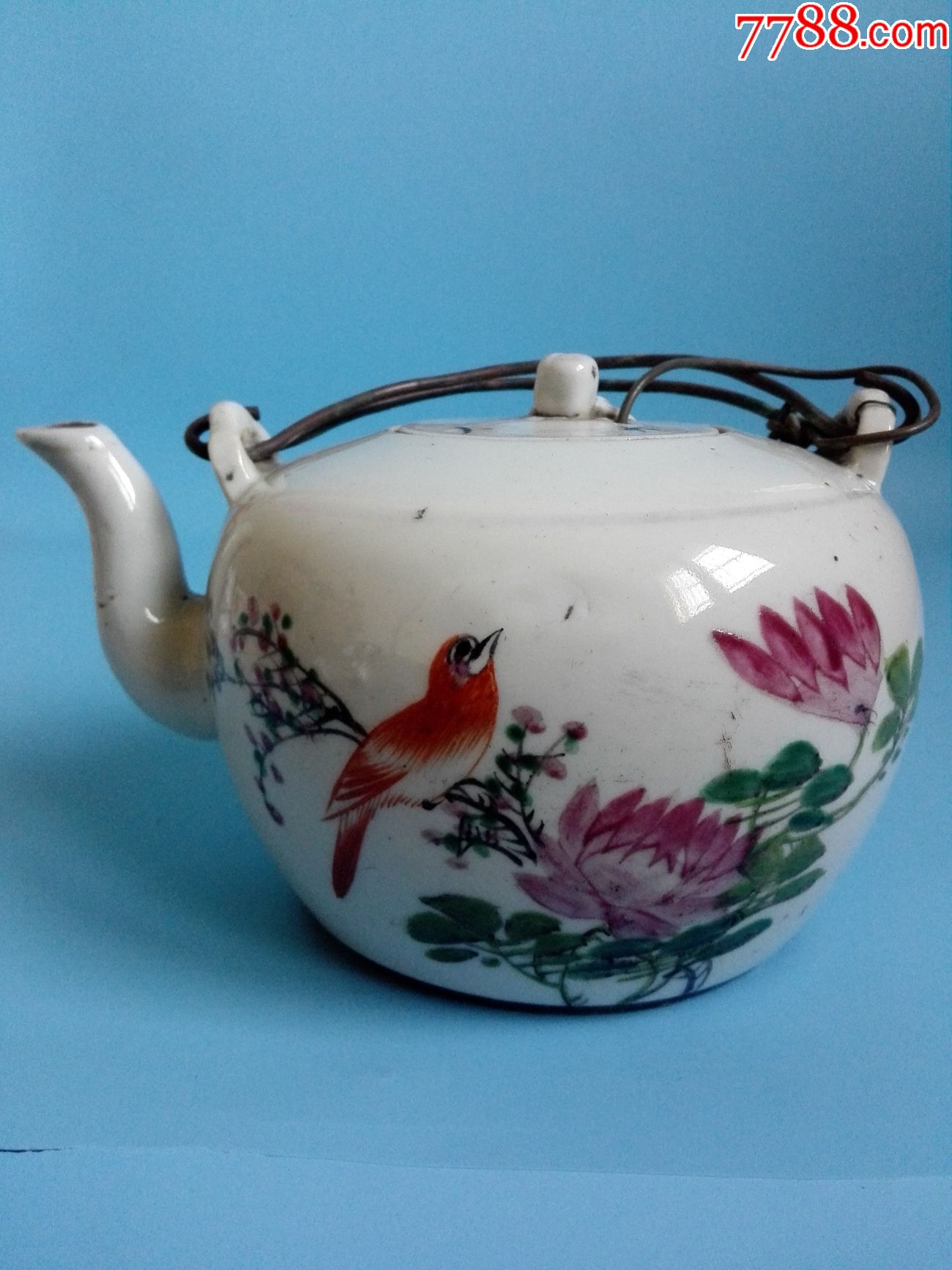民国福顺氏作粉彩花有清香纹壶-彩绘瓷/彩瓷--se50931632-零售-7788字
