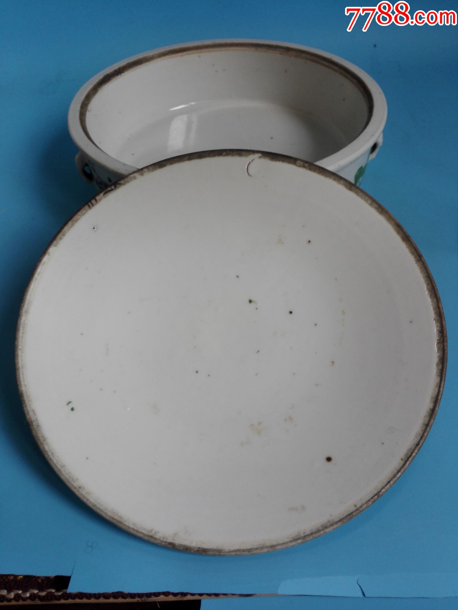 晚清名号洪兴作花有清香纹一品锅(完品)_彩绘瓷/彩瓷_第4张_7788瓷器