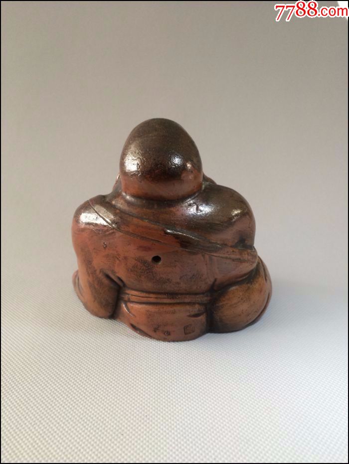 清代紫砂弥勒佛,开脸很好~!农村刚收上来的~!包老保真~!