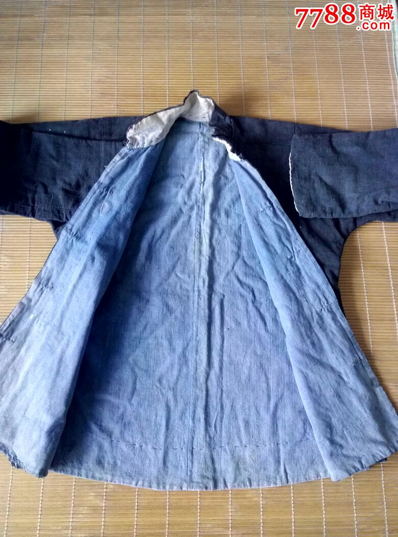 民国对襟粗布老衣