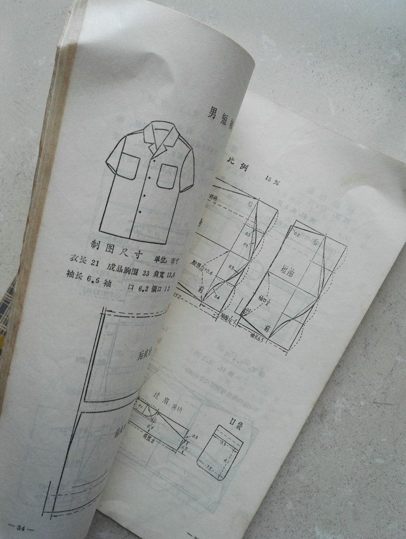 1973年大16开带语录《服装栽剪工艺》