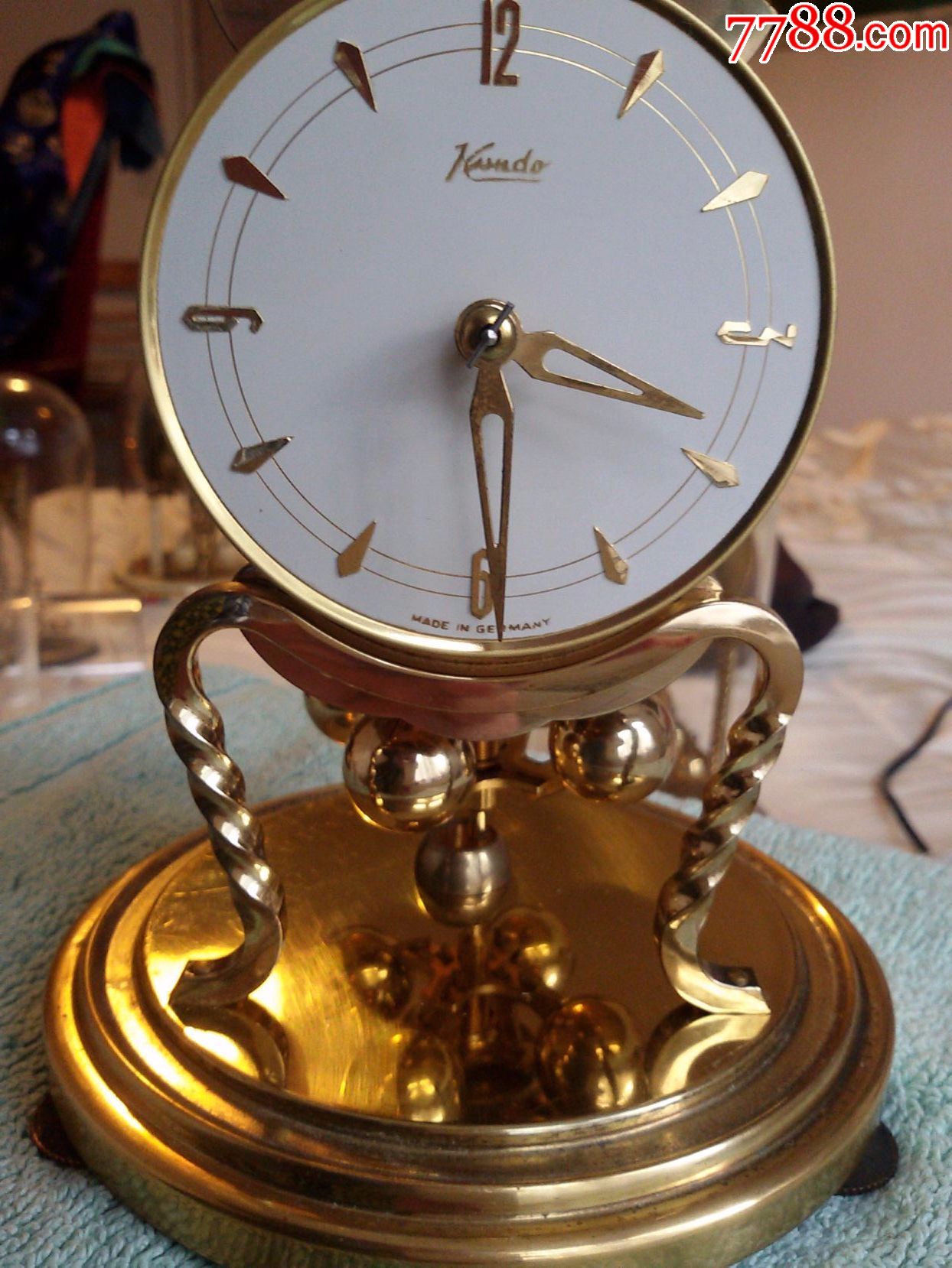 西德制造生产的肯宁家复古kundo400周年纪念时钟,英国直邮!