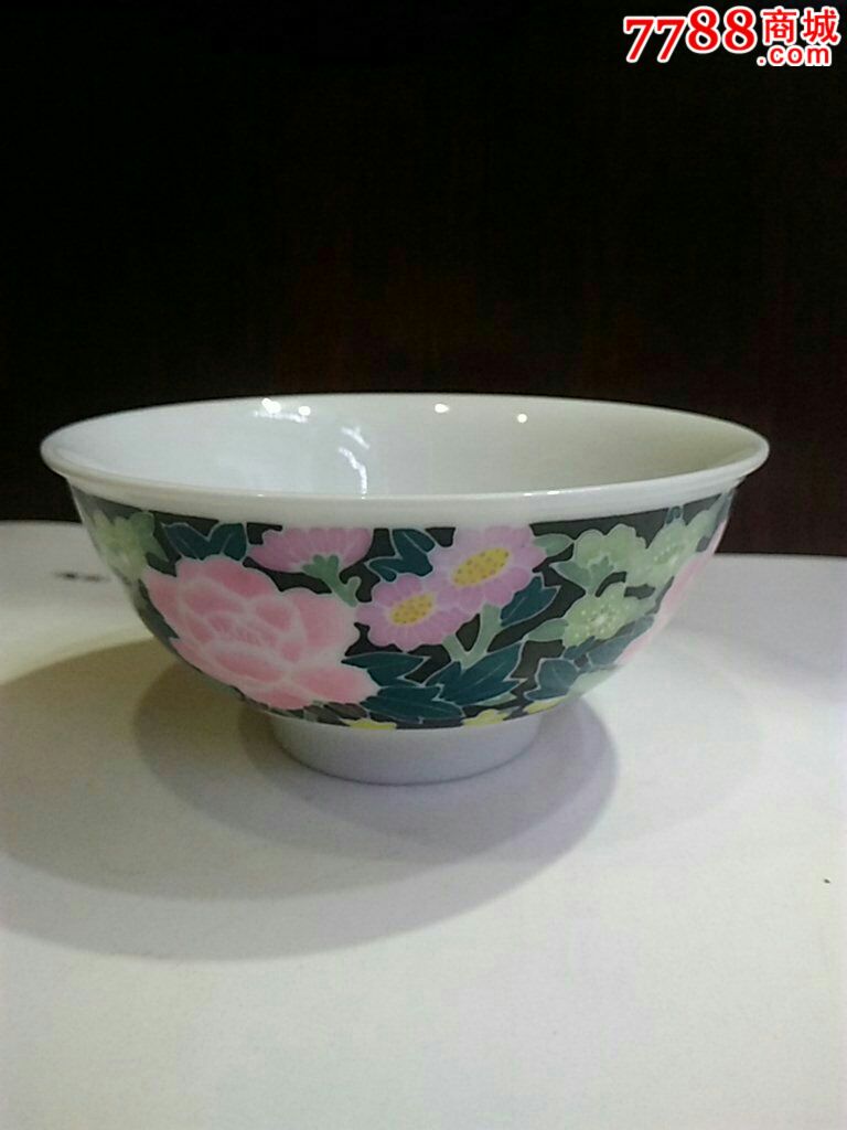 中国醴陵群力手绘满花125公分饭碗