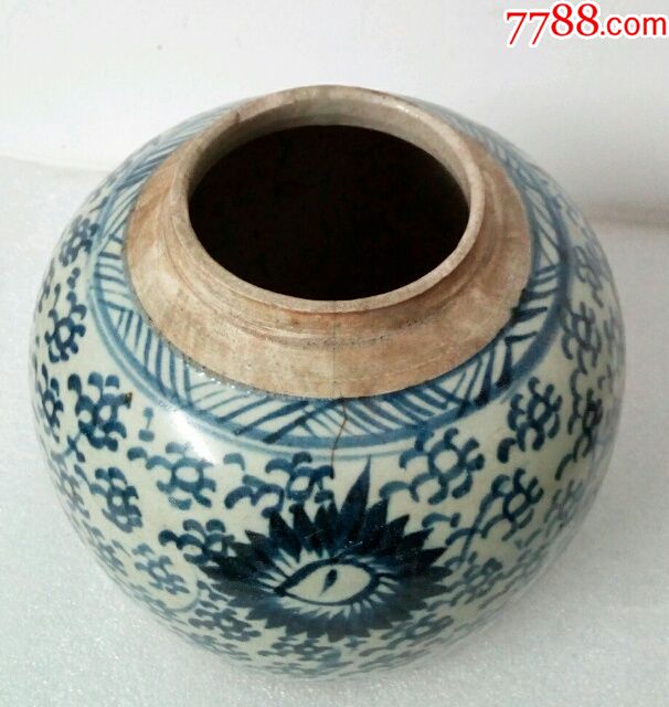 清代青花罐_青花瓷_第3张_7788瓷器