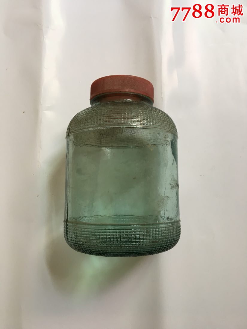 怀旧麦乳精老玻璃瓶