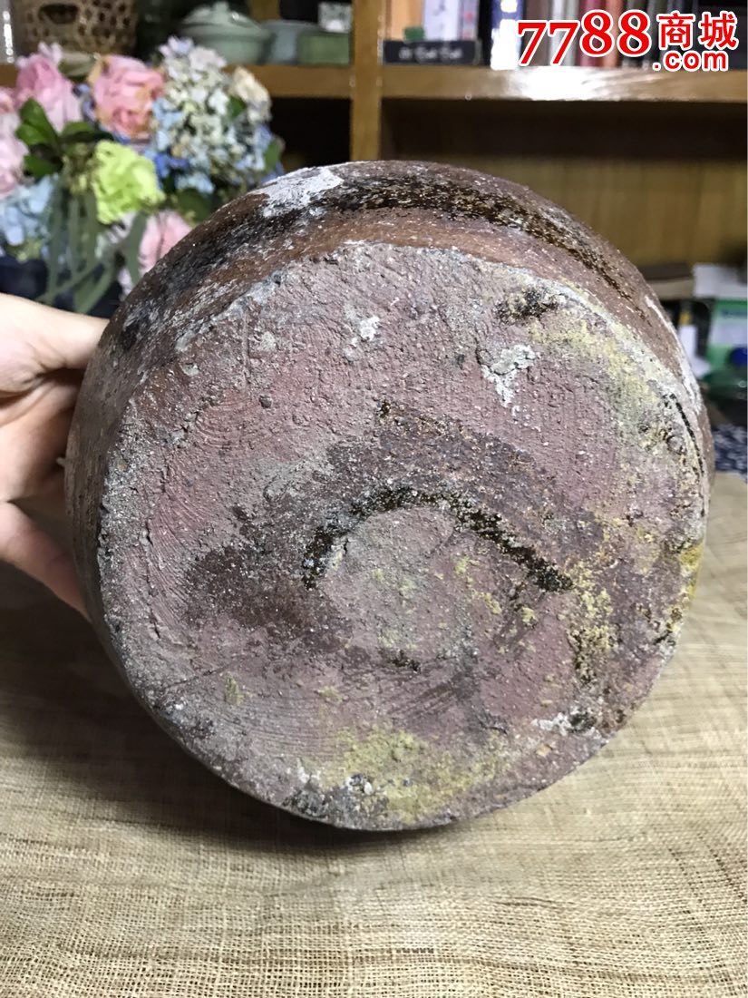 古董古玩收藏杂项唐代陶罐夜壶陶器虎子