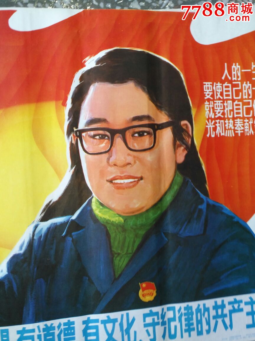 张海迪(对开)-se51234615-年画/宣传画-零售-7788收藏__收藏热线