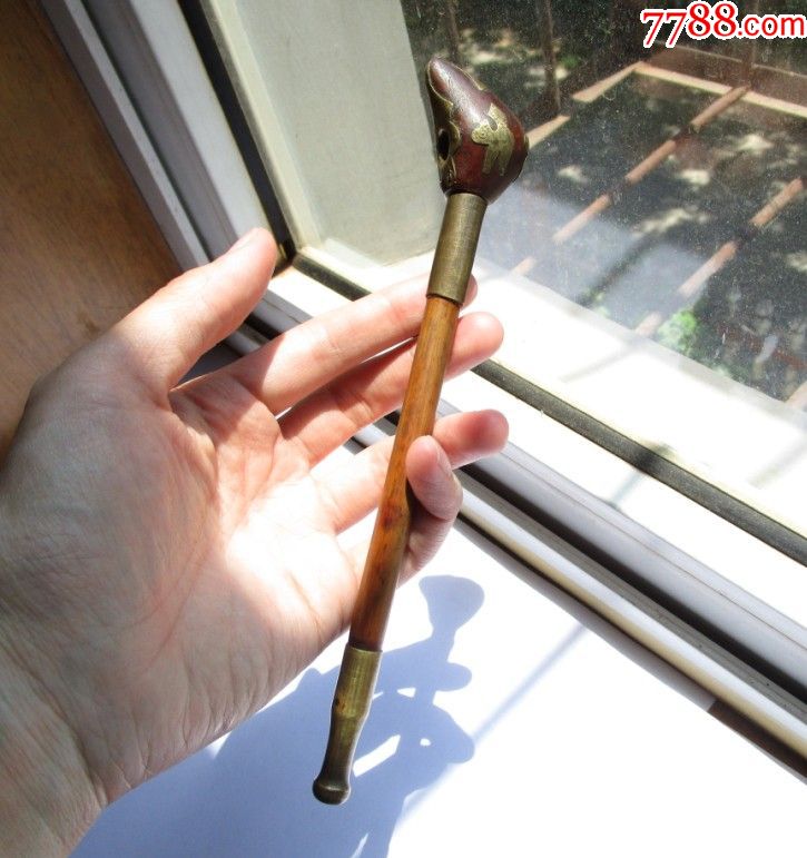 包老包真清代烟杆