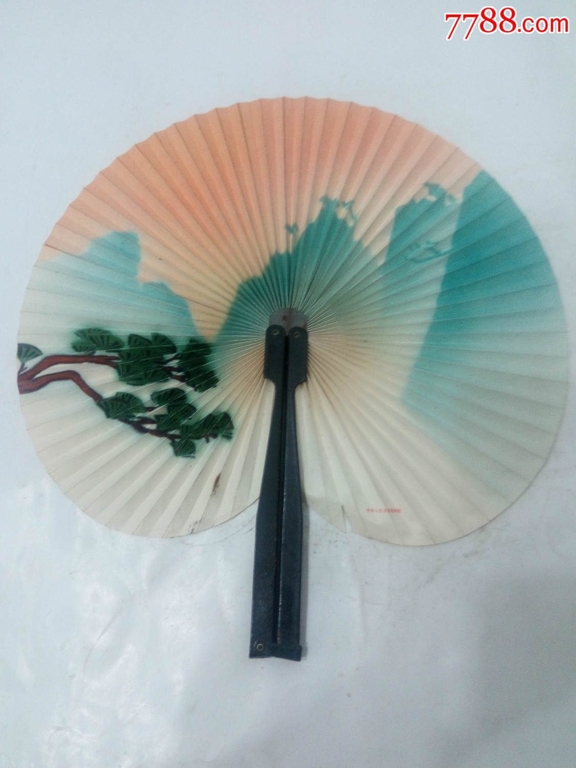 80年代折叠小扇子小巧玲珑经典怀旧