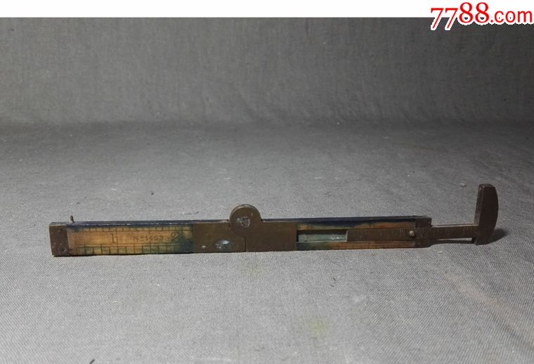 民国多用途折叠尺曲尺古董量具老度量衡可藏可用