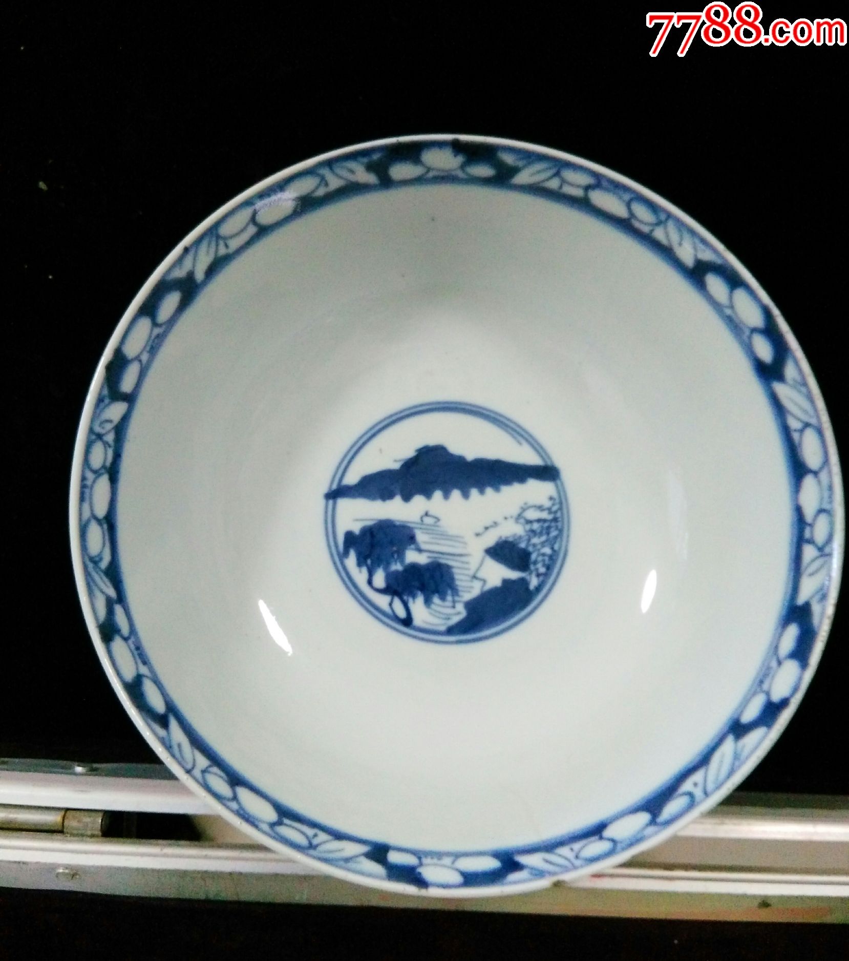 清末民国内府款三寿星大碗