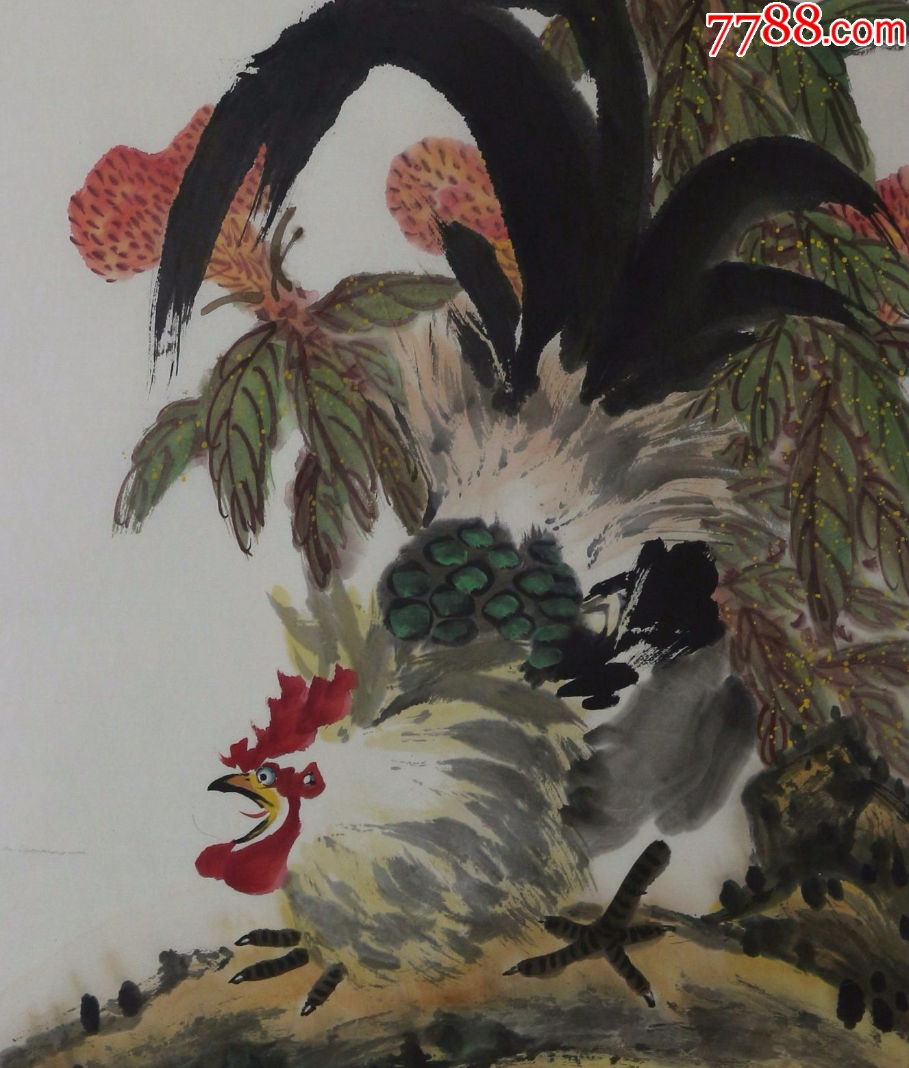 一级美术师李春暖三尺大吉图《报晓》_第2张_7788书画网