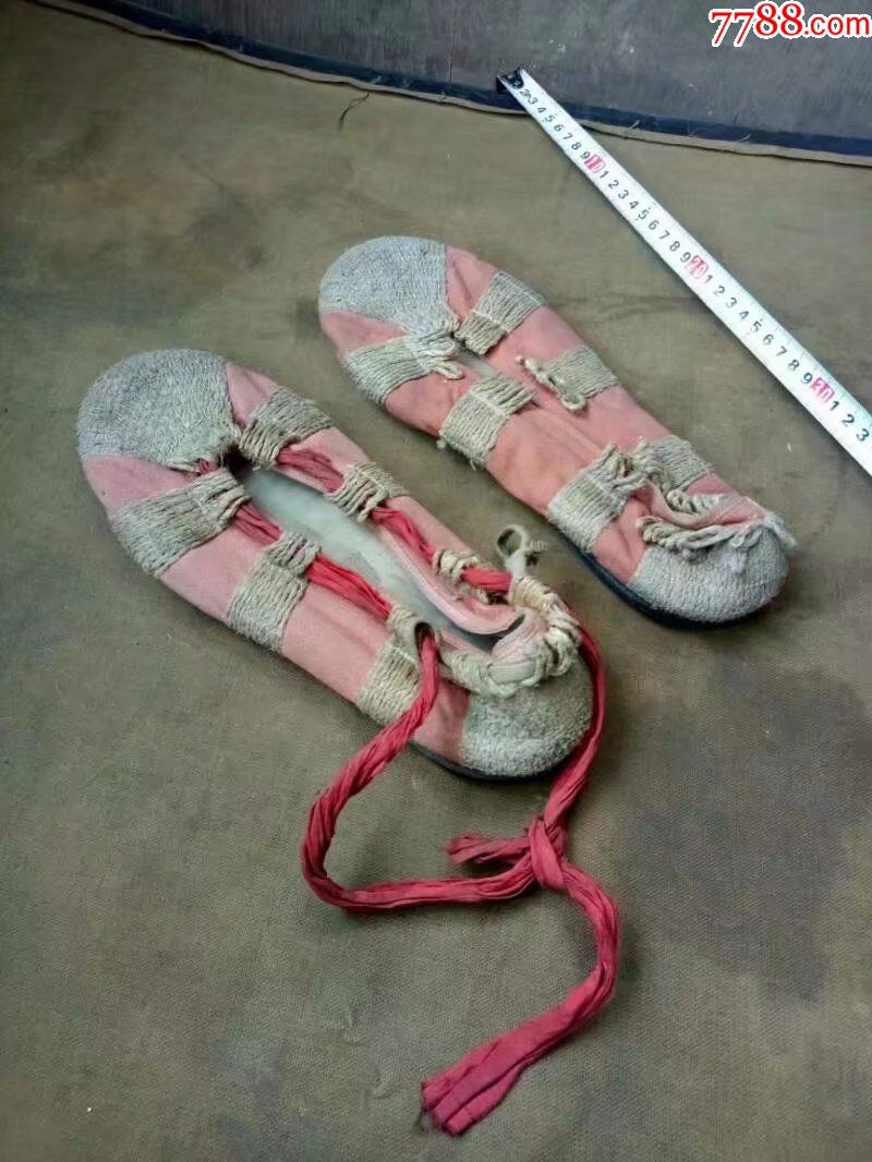 少林武僧鞋,老布鞋收藏