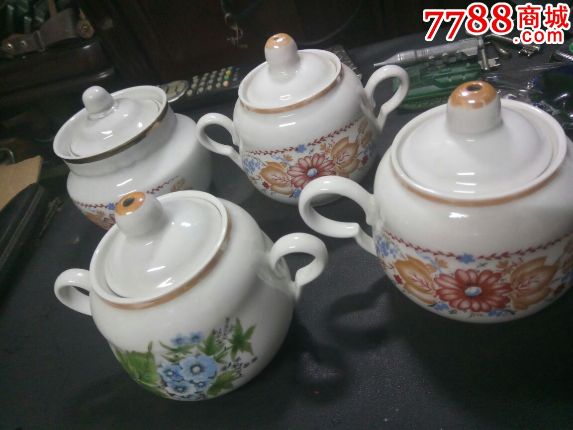 苏联瓷器成套老毛子一套收藏壶双耳朵